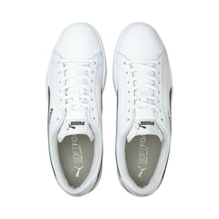 Puma Smash V2 L 36521501 Mens White Leather Lifestyle Sneakers Shoes