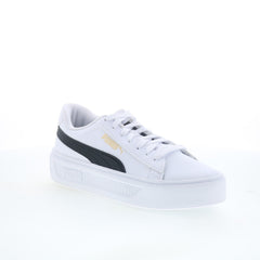 Puma Smash Platform V3 39075804 Womens White Lifestyle Sneakers Shoes