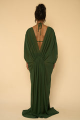 LUCY COVER UP DRESS-IVY GREEN