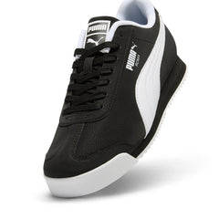 Puma Roma 24 Reversed 40067102 Mens Black Leather Lifestyle Sneakers Shoes
