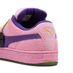 Puma Suede XL 2 x TMNT 40130501 Mens Pink Suede Lifestyle Sneakers Shoes