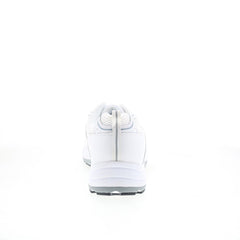 Drew Aaron 40893-02 Mens White Narrow Leather Lifestyle Sneakers Shoes
