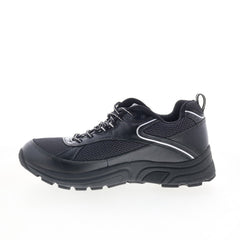 Drew Aaron 40893-09 Mens Black Leather Lifestyle Sneakers Shoes