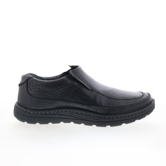 Drew Bexley II 43000-14 Mens Black Wide Leather Lifestyle Sneakers Shoes