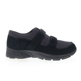 Drew Win 44001-19 Mens Black Suede Slip On Lifestyle Sneakers Shoes