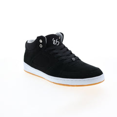 ES Accel Slim Mid 5101000147983 Mens Black Suede Skate Inspired Sneakers Shoes