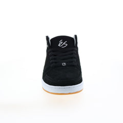 ES Accel Slim Mid 5101000147983 Mens Black Suede Skate Inspired Sneakers Shoes