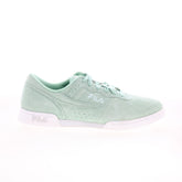 Fila Original Fitness Premium Womens Green Suede Lifestyle Sneakers Shoes