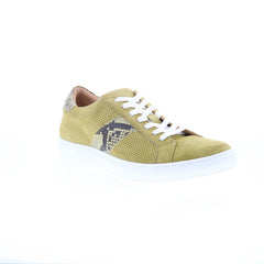 Zelli Italia Olympias Goat Suede Mens Green Lifestyle Sneakers Shoes