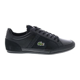 Lacoste Chaymon Bl 22 2 CMA Mens Black Leather Lifestyle Sneakers Shoes
