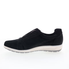 Drew Rh Oliver 75167-10 Womens Black Wide Canvas Lifestyle Sneakers Shoes