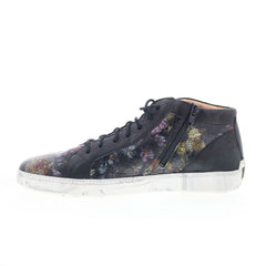 Think! Turna 84047-09 Womens Black Leather Lifestyle Sneakers Shoes