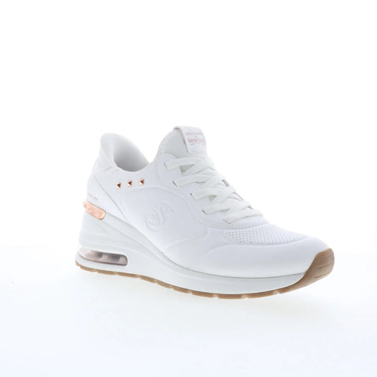 Skechers Snoop Dogg: Million Air - Luxe Daze3 Womens White Sneakers Shoes