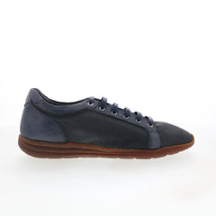 Di Bianco Binetto Mens Black Mesh Lace Up Lifestyle Sneakers Shoes