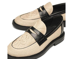 Filling Pieces Loafer Solid Raffia