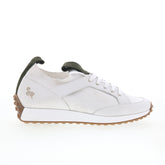 Pastori by Di Bianco Gratain Mens White Leather Lifestyle Sneakers Shoes