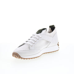 Pastori by Di Bianco Gratain Mens White Leather Lifestyle Sneakers Shoes