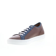 Pastori by Di Bianco Julius Mens Brown Leather Lifestyle Sneakers Shoes