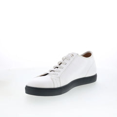 Pastori by Di Bianco Julius Mens White Leather Lifestyle Sneakers Shoes