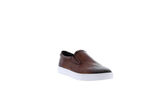 Robert Graham Napa RG5555S Mens Brown Leather Lifestyle Sneakers Shoes