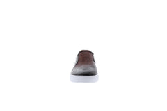 Robert Graham Napa RG5555S Mens Brown Leather Lifestyle Sneakers Shoes