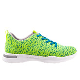 Softwalk Sampson S1713-325 Womens Green Wide Leather Lifestyle Sneakers Shoes