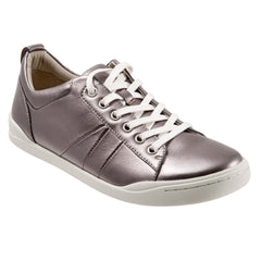 Softwalk Athens S2051-033 Womens Gray Leather Lifestyle Sneakers Shoes