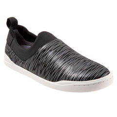Softwalk Maya S2154-901 Womens Black Leather Lifestyle Sneakers Shoes