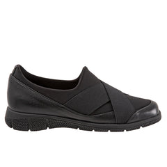 Trotters Urbana T2167-007 Womens Black Leather Lifestyle Sneakers Shoes