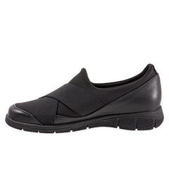 Trotters Urbana T2167-007 Womens Black Leather Lifestyle Sneakers Shoes