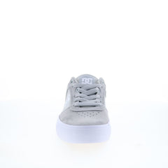 DC Teknic ADYS300763-GRW Mens Gray Suede Skate Inspired Sneakers Shoes