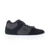 DC Pure Mid ADYS400082-BKO Mens Black Nubuck Skate Inspired Sneakers Shoes