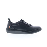 Softinos Bann BANN730SOF-000 Womens Black Leather Lifestyle Sneakers Shoes