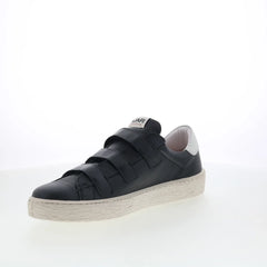 Pajar Barro 75219 Mens Black Leather Strap Lifestyle Sneakers Shoes