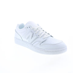 New Balance 480 BB480L3W Mens White Leather Lifestyle Sneakers Shoes