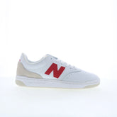 New Balance BB80 BB80RTB Mens White Leather Lace Up Lifestyle Sneakers Shoes