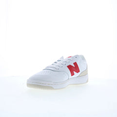 New Balance BB80 BB80RTB Mens White Leather Lace Up Lifestyle Sneakers Shoes