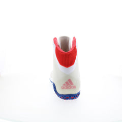 Adidas Mat Wizard 4 BC0533 Mens White Synthetic Athletic Wrestling Shoes