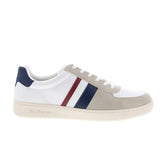Ben Sherman Hyde BSMHYDV-1646 Mens White Lace Up Lifestyle Sneakers Shoes