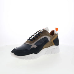 Pajar Cam PDPAS00027.01 Mens Blue Leather Lace Up Lifestyle Sneakers Shoes