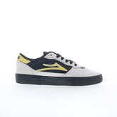 Lakai Cambridge Mens White Suede Lace Up Skate Inspired Sneakers Shoes