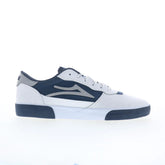 Lakai Cambridge Mens White Leather Lace Up Skate Inspired Sneakers Shoes