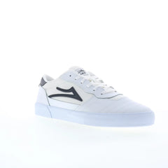 Lakai Cambridge Mens White Leather Lace Up Skate Inspired Sneakers Shoes