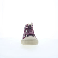 PF Flyers Center HI Vintage Mens Red Leather Lifestyle Sneakers Shoes