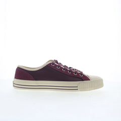 PF Flyers Center LO Vintage Mens Red Leather Lifestyle Sneakers Shoes