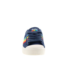 Gola Coaster Rainbow CLA671 Womens Blue Canvas Strap Lifestyle Sneakers Shoes