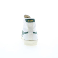 Gola Tennis Mark Cox High CLB093 Womens White Canvas Lifestyle Sneakers Shoes