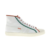 Gola Coaster Smash High CLB391 Womens White Canvas Lifestyle Sneakers Shoes