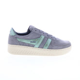 Gola Grandslam Flame CLB398 Womens Gray Suede Lace Up Lifestyle Sneakers Shoes