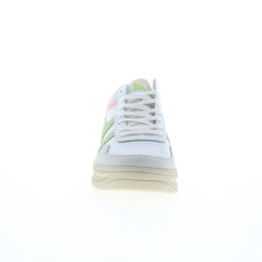 Gola Swerve CLB519 Womens Gray Leather Lace Up Lifestyle Sneakers Shoes